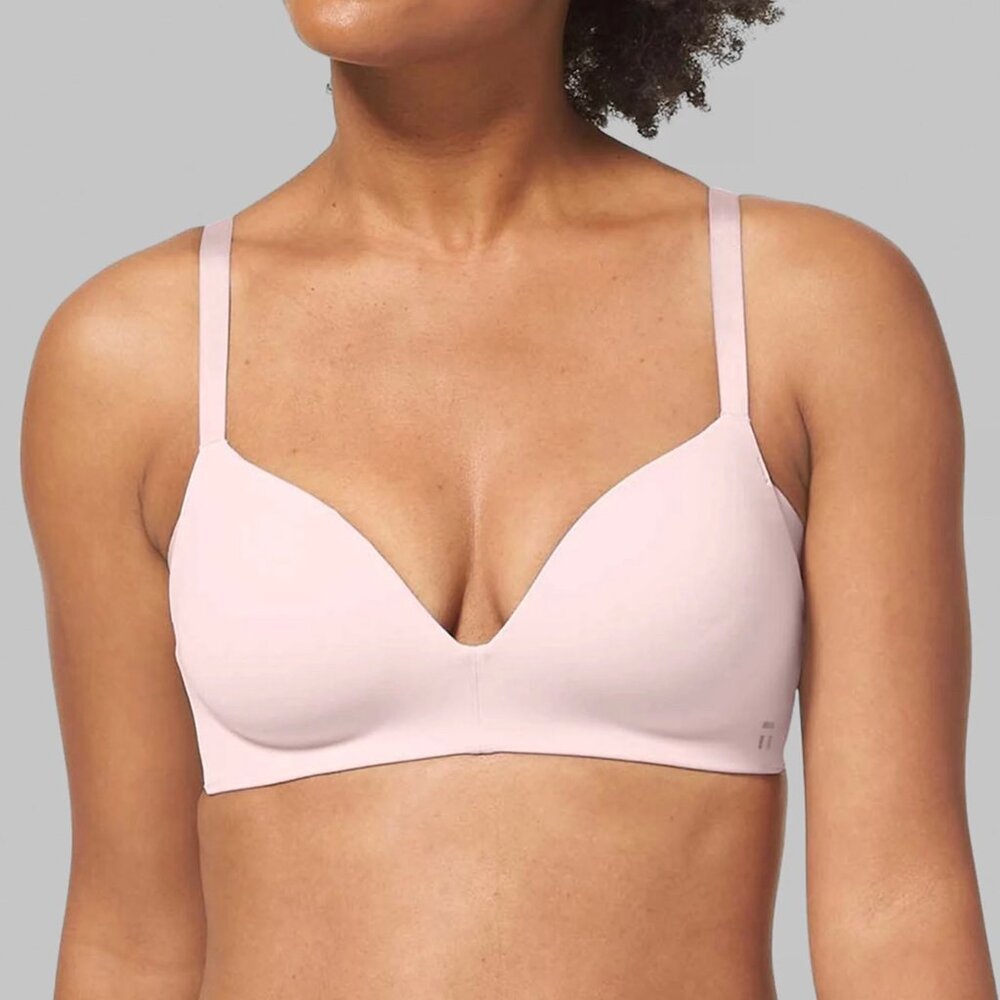 Tommy John Comfort Smoothing Lightly Lined Wireless Bra 38D NWT Peachskin